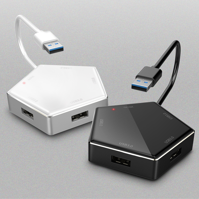 USB3.0转四口USB3.0HUB分线器+Micro充电（S15系列）