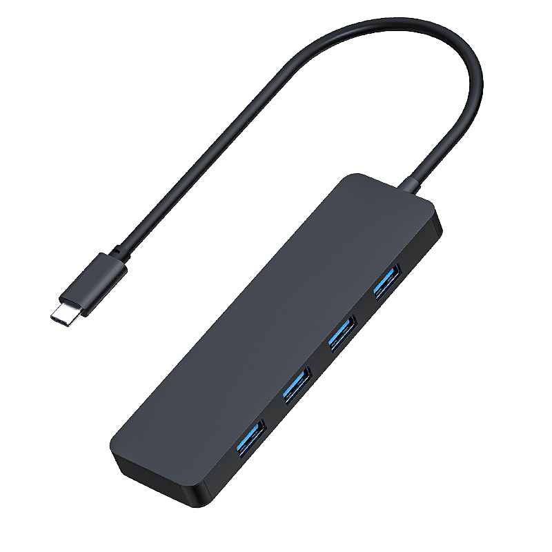 Type-C3.2 GEN 2-A转四口USB3.2 GEN 2-A 10GB HUB分线器 (S19-VL系列)