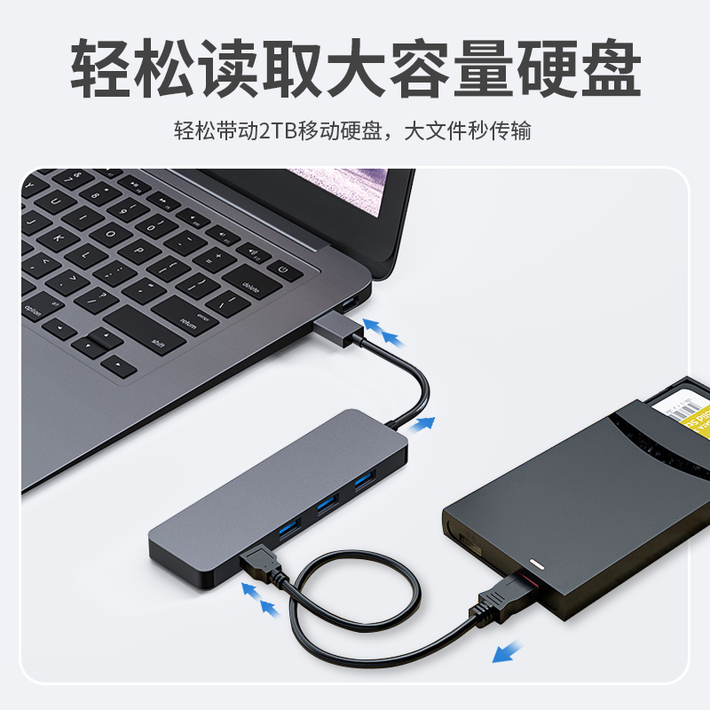 USB3.0转四口USB3.0HUB分线器（S19系列）