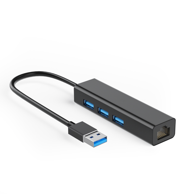 USB3.0转千兆网卡+USB3.0HUB （S81系列）