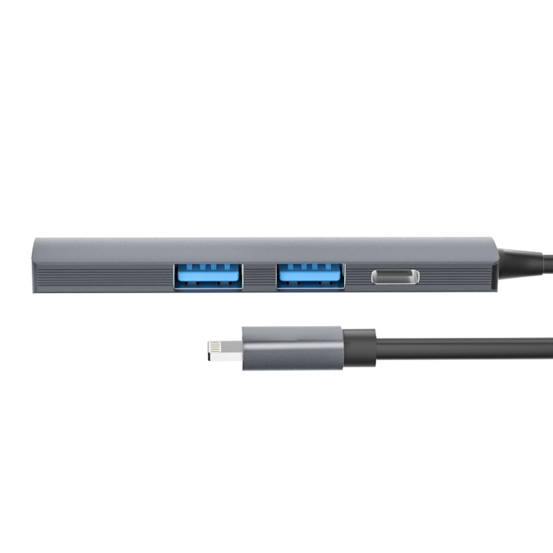 4合1  Lightning TO HUB (2.0USB*3+ LT充电)（K21-L系列）
