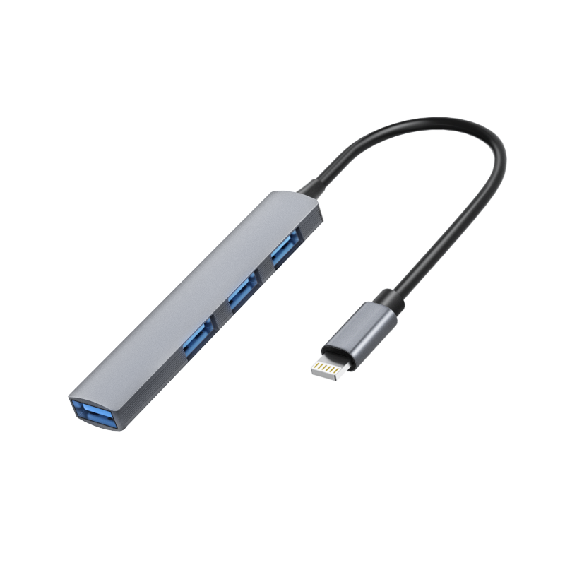 4合1  Lightning TO HUB (3.0USB+2.0USB*3)（K23-L系列）