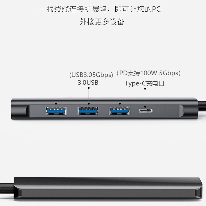 五合一拓展坞（D8系列）