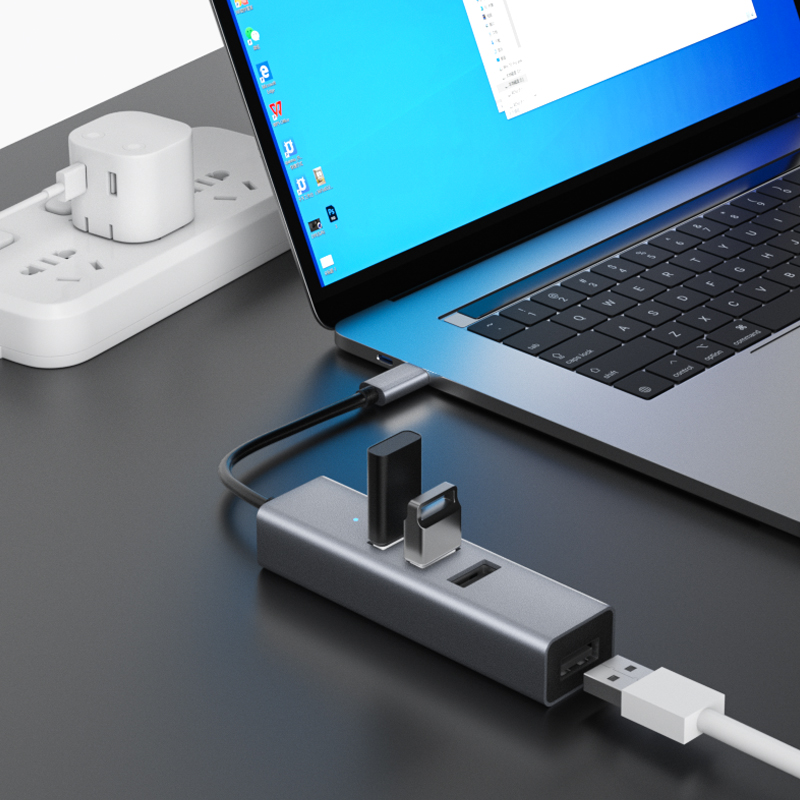 Type-C2.0转四口USB2.0HUB分线器（S171系列）